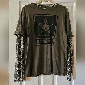 U.S. Army Graphic Men's Shirt - Green
